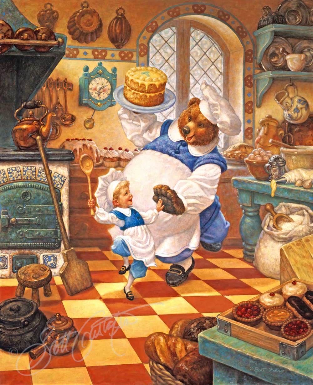 Pat-T-Cake Bear Chef - Big Ben puzzle collectible [Barcode 653569690054] - Main Image 2