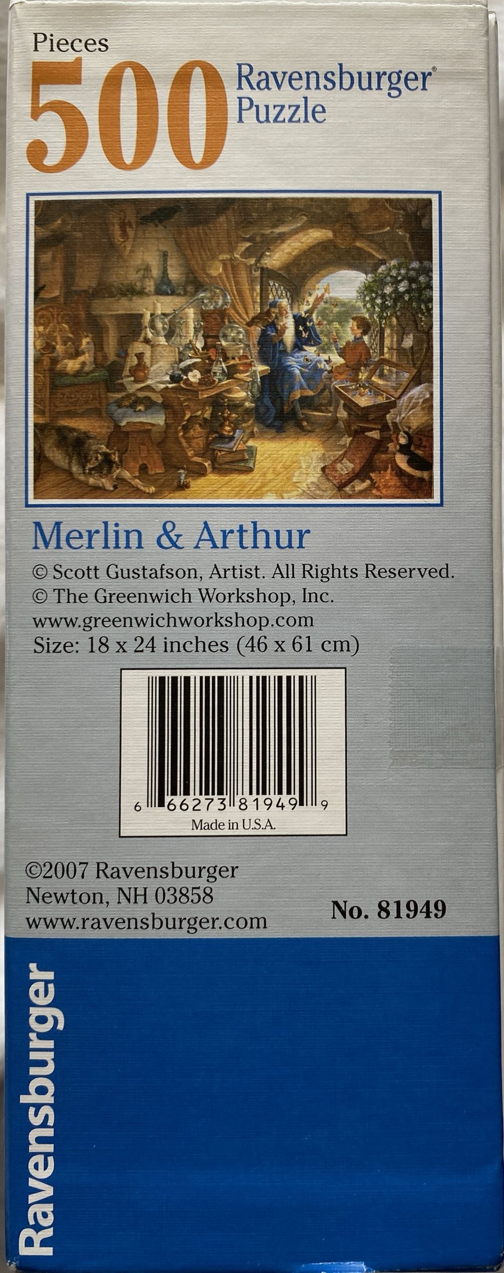 Merlin and Arthur - Ravensburger 🇩🇪 puzzle collectible [Barcode 666273819499] - Main Image 2
