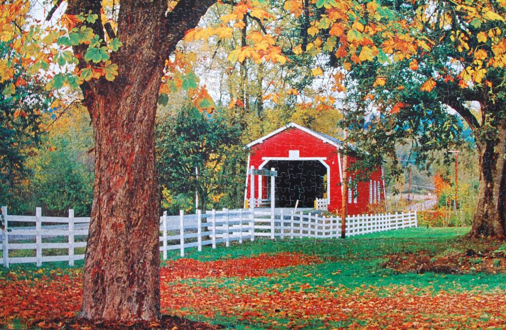 Covered Bridge, Oregon - Sure-lox puzzle collectible - Main Image 2