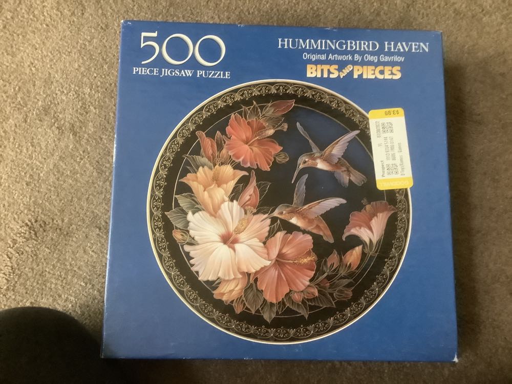 Hummingbird heaven - Bits And Pieces puzzle collectible [Barcode 704812105686] - Main Image 1