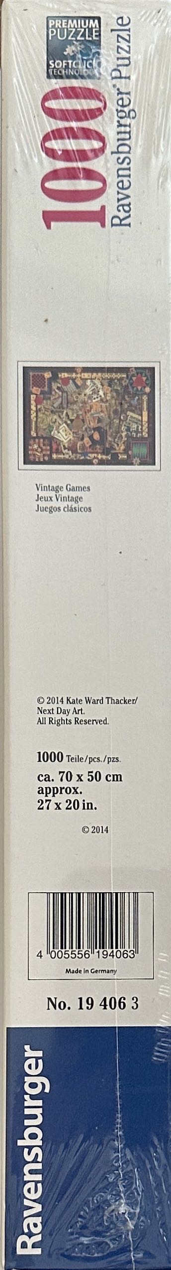 Vintage Games #1 - Ravensburger puzzle collectible [Barcode 4005556194063] - Main Image 2