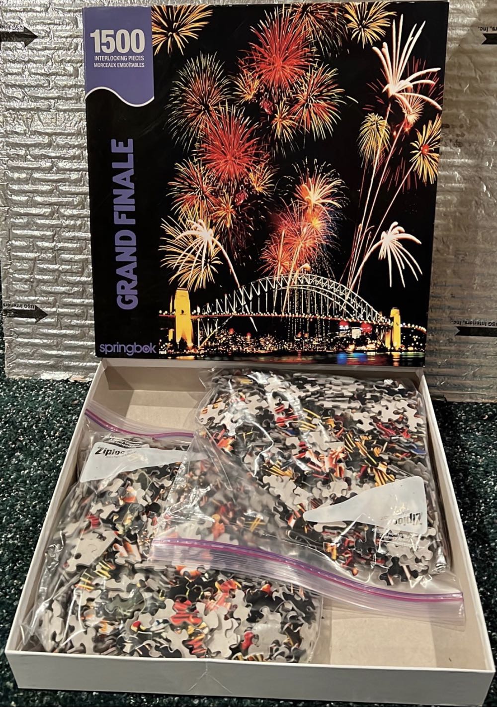 Grand Finale - Springbok puzzle collectible [Barcode 091683153671] - Main Image 3