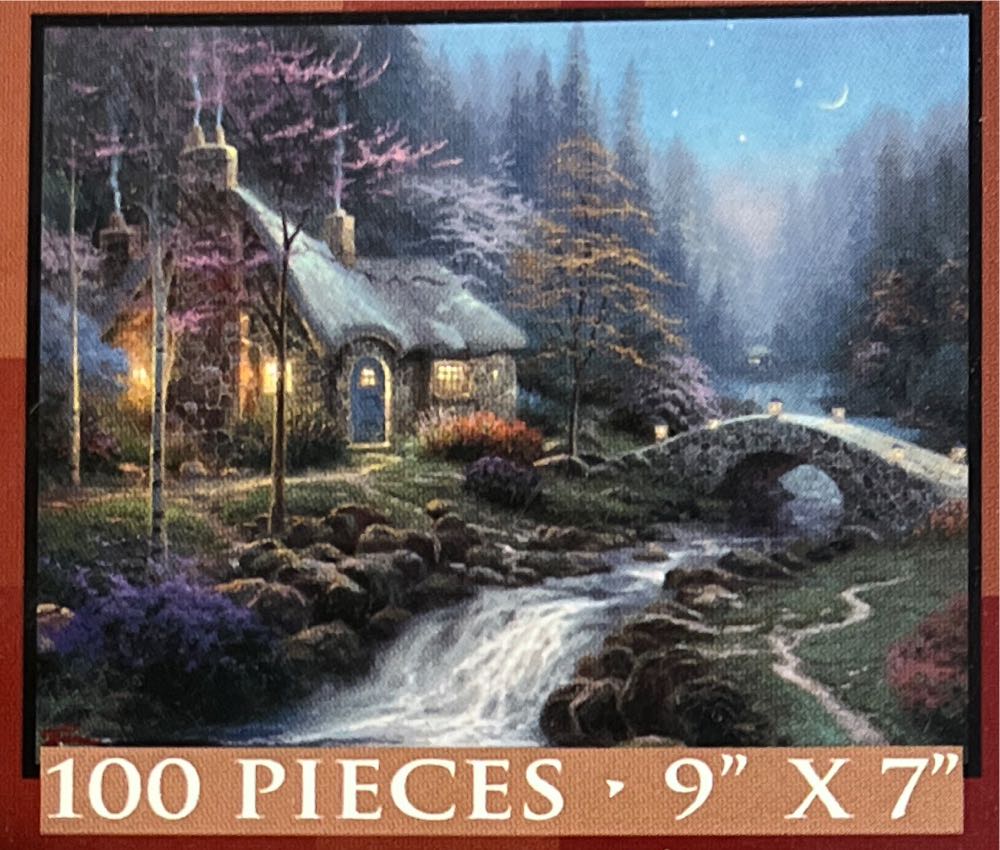 Thomas Kincaid 3 Full Size - Ceaco puzzle collectible [Barcode 021081035323] - Main Image 2