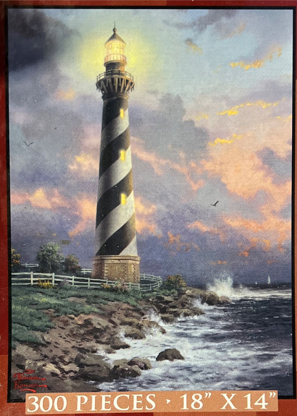 Thomas Kincaid 3 Full Size - Ceaco puzzle collectible [Barcode 021081035323] - Main Image 3