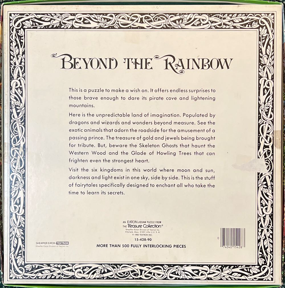 Beyond the Rainbow-SOLD - Eaton puzzle collectible [Barcode 074040154283] - Main Image 2