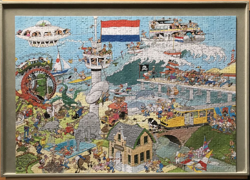 Traffic Chaos & By Air Land and Sea Saskia Lenen - Jumbo Comics puzzle collectible [Barcode 8710126200735] - Main Image 3