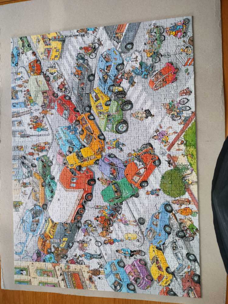 Traffic Chaos & By Air Land and Sea Saskia Lenen - Jumbo Comics puzzle collectible [Barcode 8710126200735] - Main Image 4