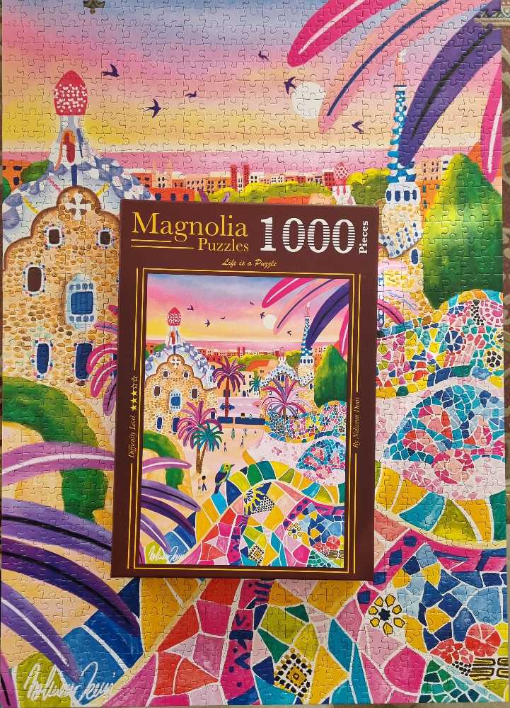 Park Guell - Magnolia Puzzles puzzle collectible [Barcode 8699375067422] - Main Image 2