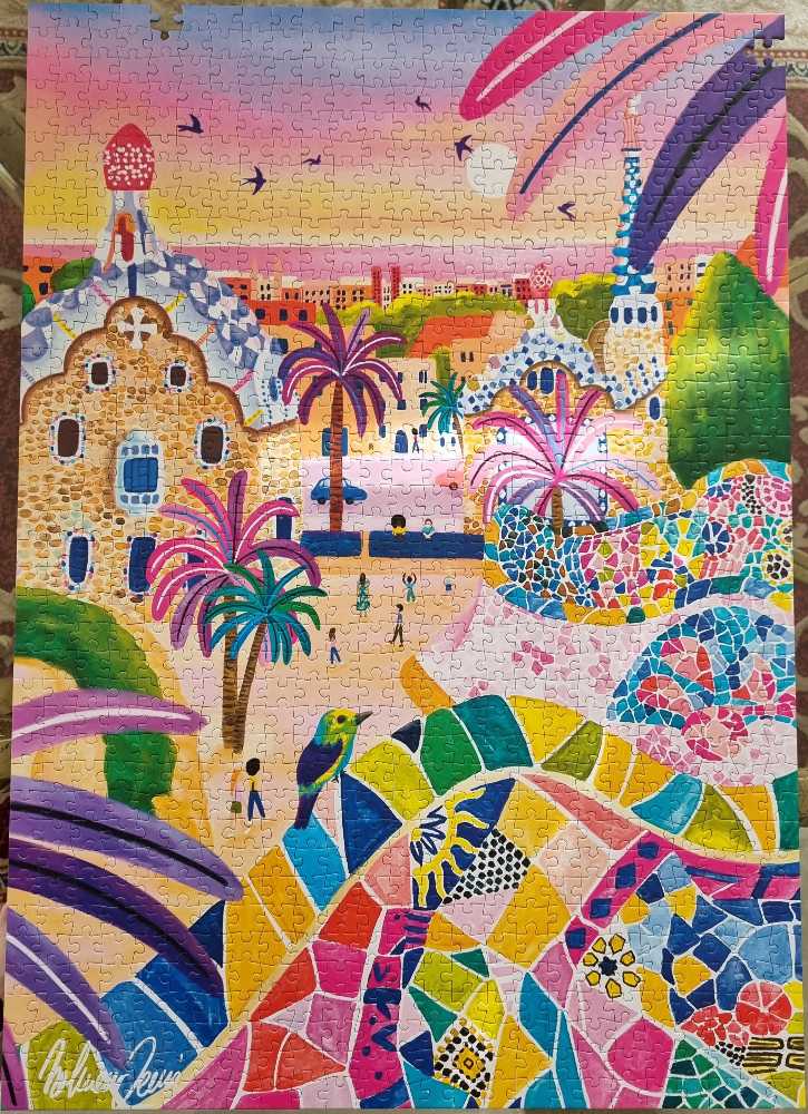 Park Guell - Magnolia Puzzles puzzle collectible [Barcode 8699375067422] - Main Image 3