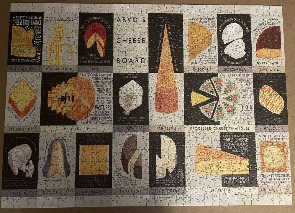 Cheese Board - New York Puzzle Co. puzzle collectible [Barcode 819844018337] - Main Image 2