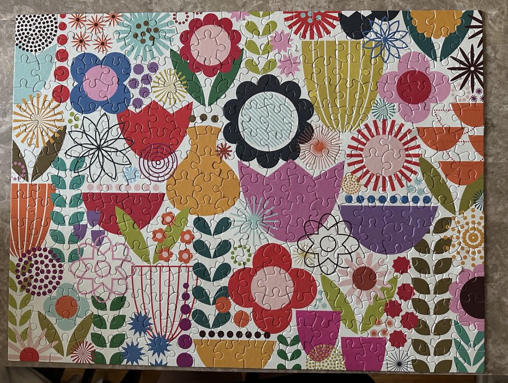 Scandi Flowers - Ceaco puzzle collectible [Barcode 021081222570] - Main Image 3