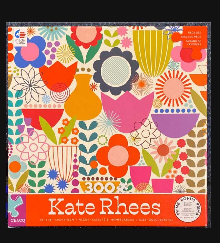 Scandi Flowers - Ceaco puzzle collectible [Barcode 021081222570] - Main Image 4