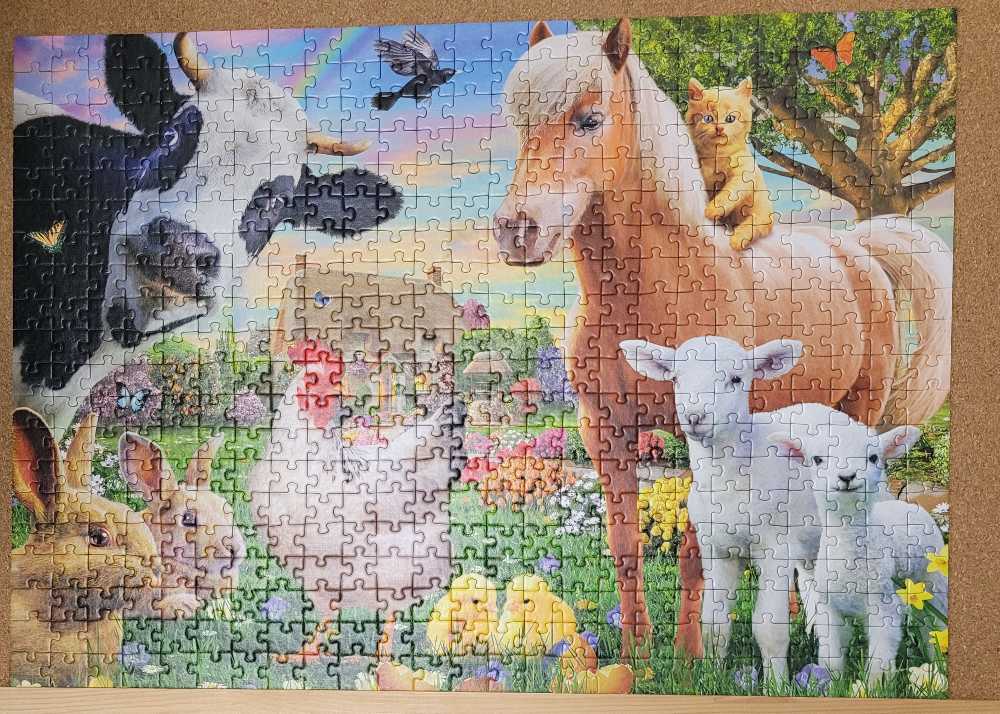 Farmyard Friends - Corner Piece puzzle collectible [Barcode 5052089269453] - Main Image 2