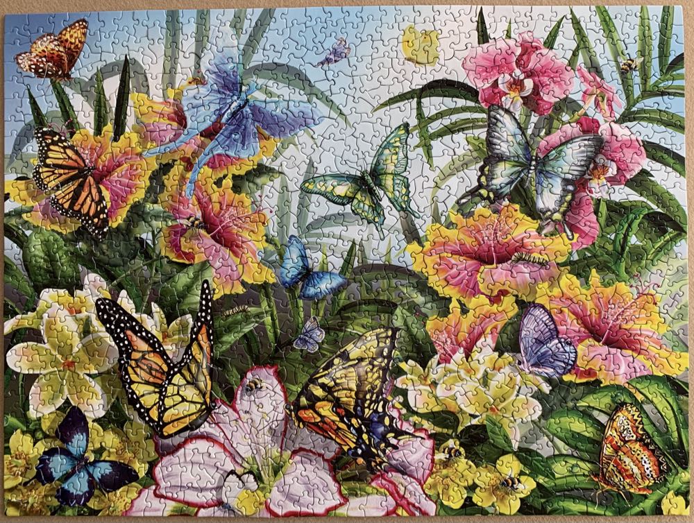 Garden Colors - SunsOut puzzle collectible [Barcode 796780349285] - Main Image 3