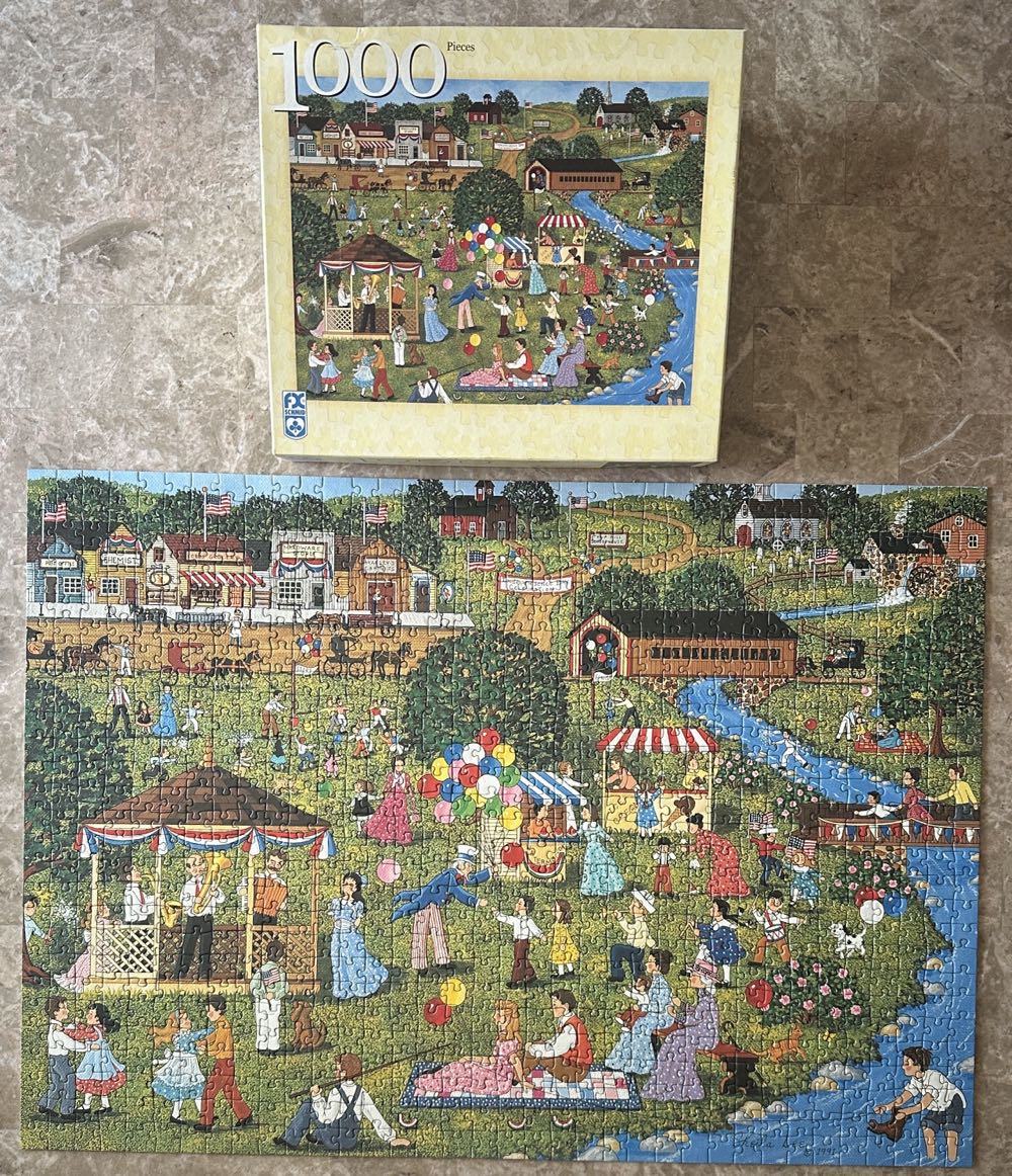 Fourth of July - FX Schmid puzzle collectible [Barcode 099252781652] - Main Image 2