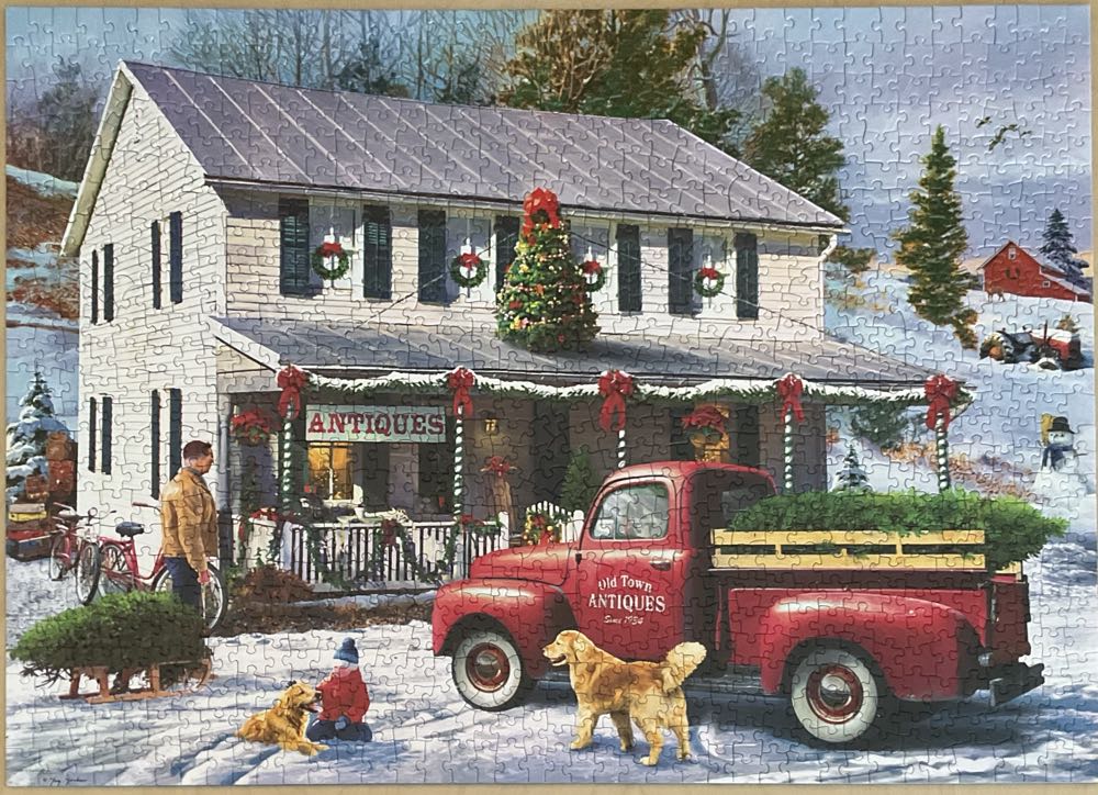 Christmas Antique Store - Eurographics puzzle collectible [Barcode 628136355445] - Main Image 2