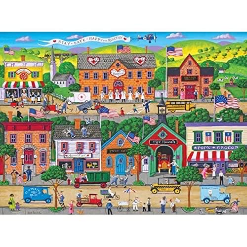 Youthefan Nfl New York Giants Barnyard Fans 500pc Puzzle