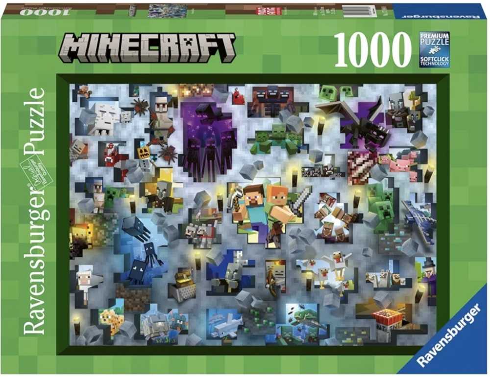 Minecraft Mobs   - Ravensburger puzzle collectible [Barcode 4005556171880] - Main Image 2