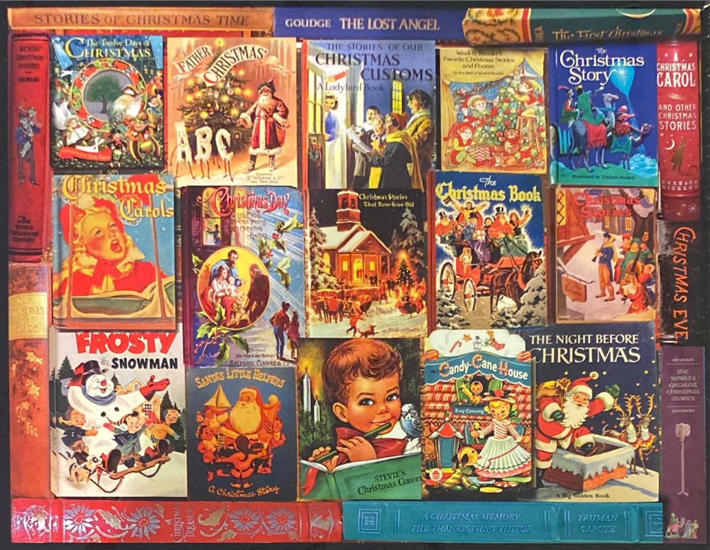 Christmas Books - White Mountain 🇺🇸 puzzle collectible [Barcode 724819265534] - Main Image 2