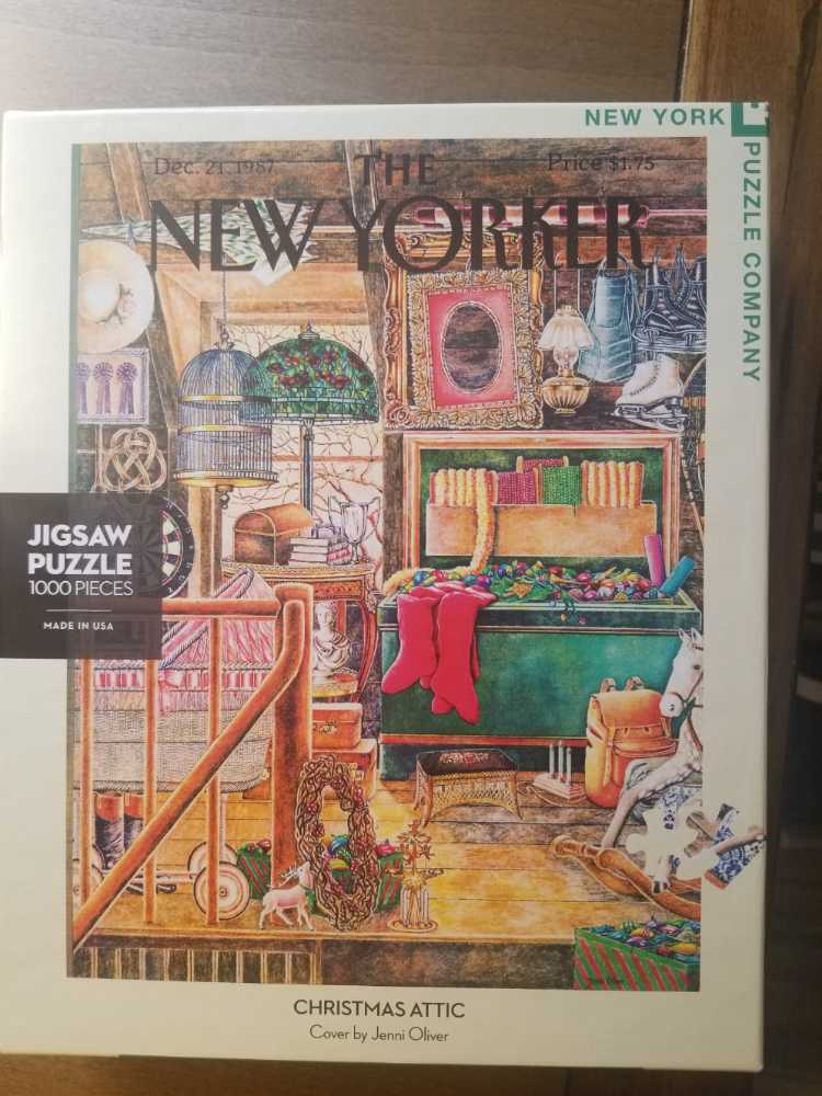 Christmas Attic - New York Puzzle Company puzzle collectible [Barcode 819844012601] - Main Image 2