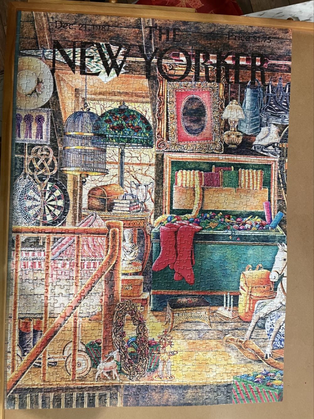 Christmas Attic - New York Puzzle Company puzzle collectible [Barcode 819844012601] - Main Image 3