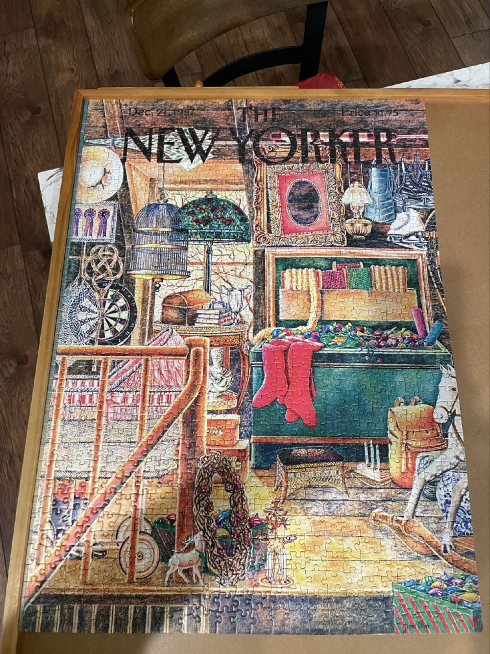 Christmas Attic - New York Puzzle Company puzzle collectible [Barcode 819844012601] - Main Image 4