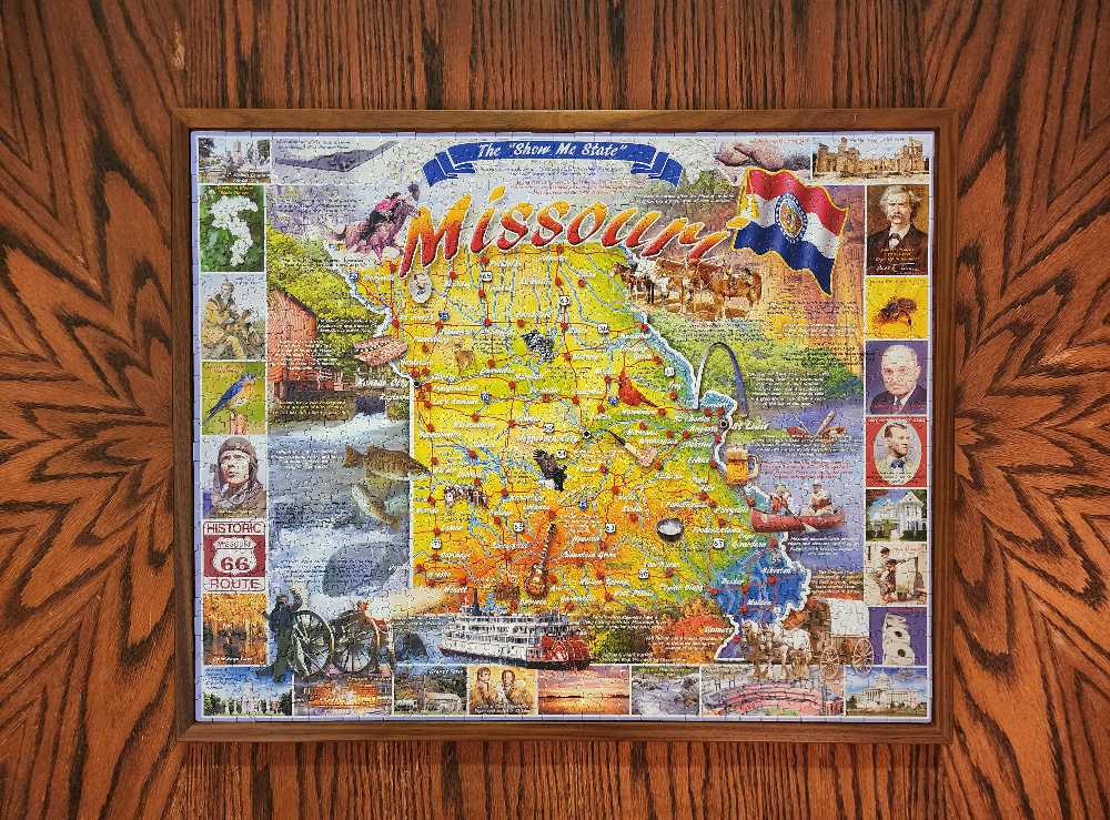 Missouri - White Mountain Puzzles puzzle collectible [Barcode 724819256310] - Main Image 2