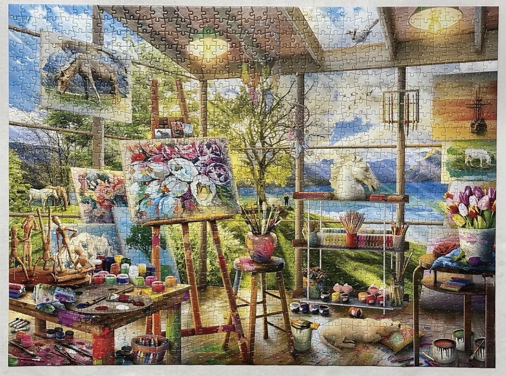 The Artist’s Room - Buffalo puzzle collectible - Main Image 2