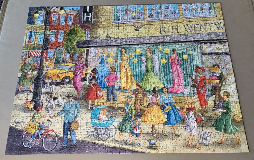 Window Shoppers - Ravensburger puzzle collectible - Main Image 2