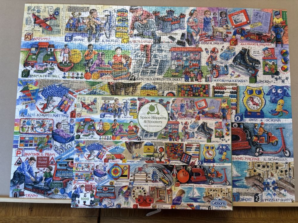 Space Hoppers & Scooters - Gibsons puzzle collectible - Main Image 4