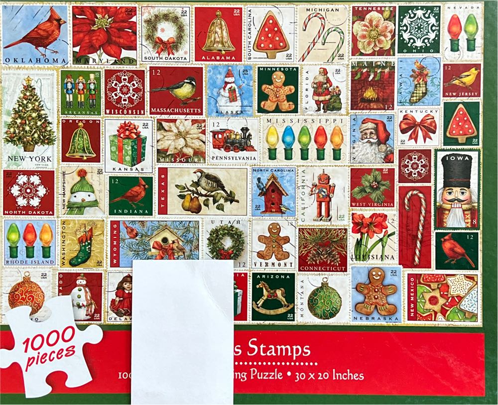 Christmas Stamps - Current puzzle collectible - Main Image 1