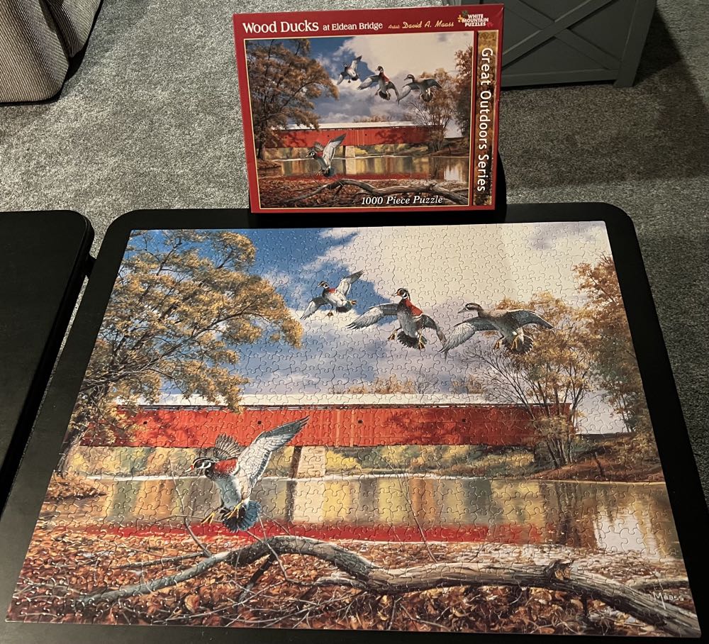 Wood Ducks -NEW- 637, 6/12/24-TRADED - White Mountain puzzle collectible - Main Image 3