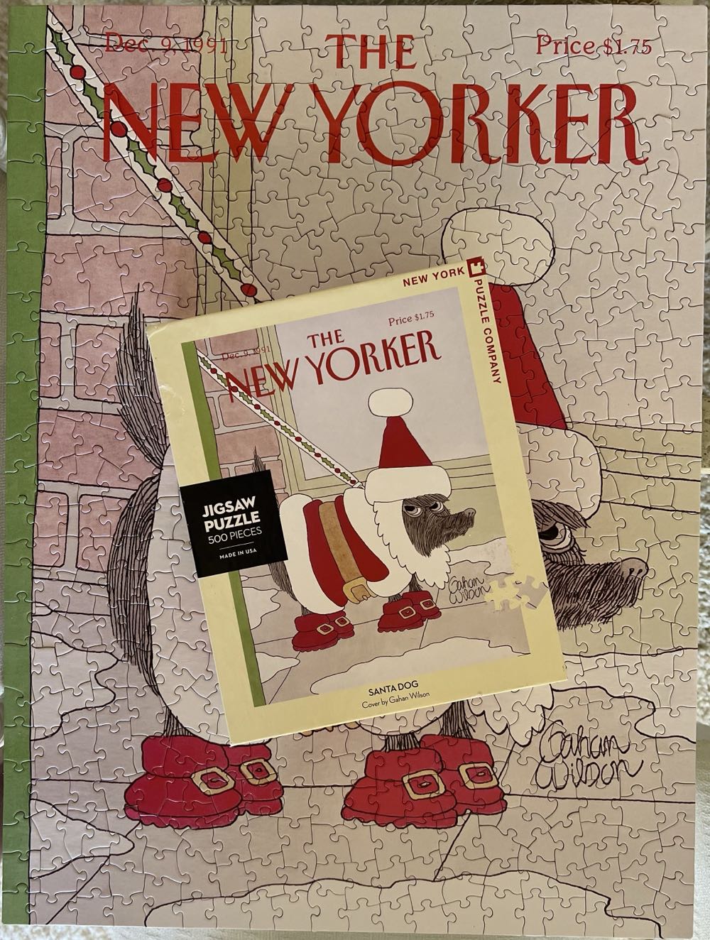 Santa Dog - New York Puzzle Company puzzle collectible [Barcode 851996002956] - Main Image 4