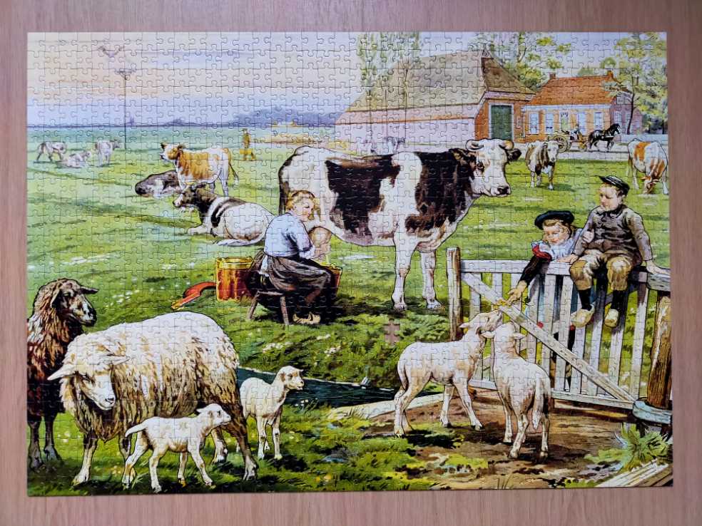 Cornelis Jetses Wat Doet Poes? In De Weide - Jumbo puzzle collectible [Barcode 8710126811184] - Main Image 2