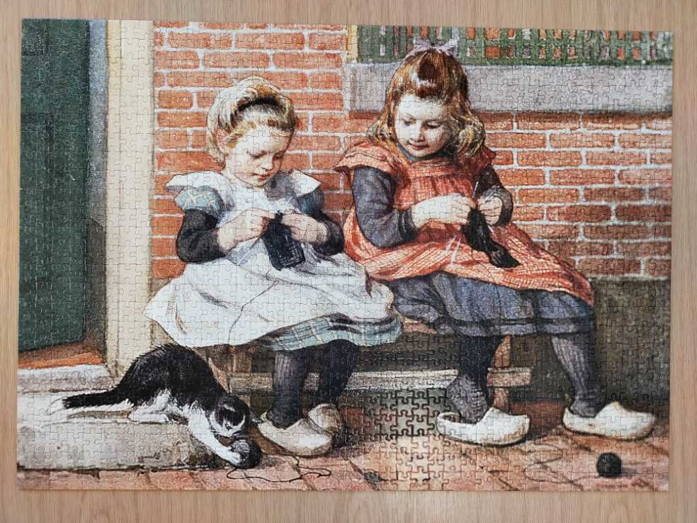 Cornelis Jetses Wat Doet Poes? In De Weide - Jumbo puzzle collectible [Barcode 8710126811184] - Main Image 3