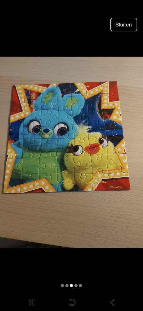 Disney Pixar Toy Story 4: In it together (SOLD) - Ravensburger puzzle collectible [Barcode 4005556080670] - Main Image 4