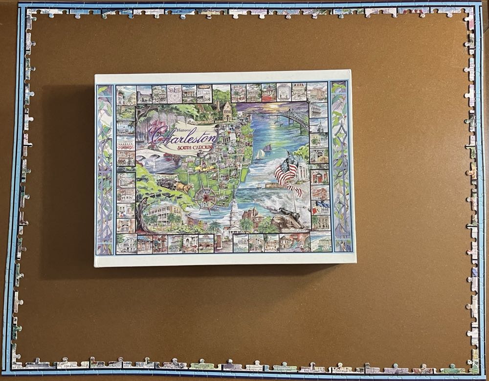 Historic Charleston South Carolina - White Mountain Puzzles puzzle collectible [Barcode 724819246991] - Main Image 4