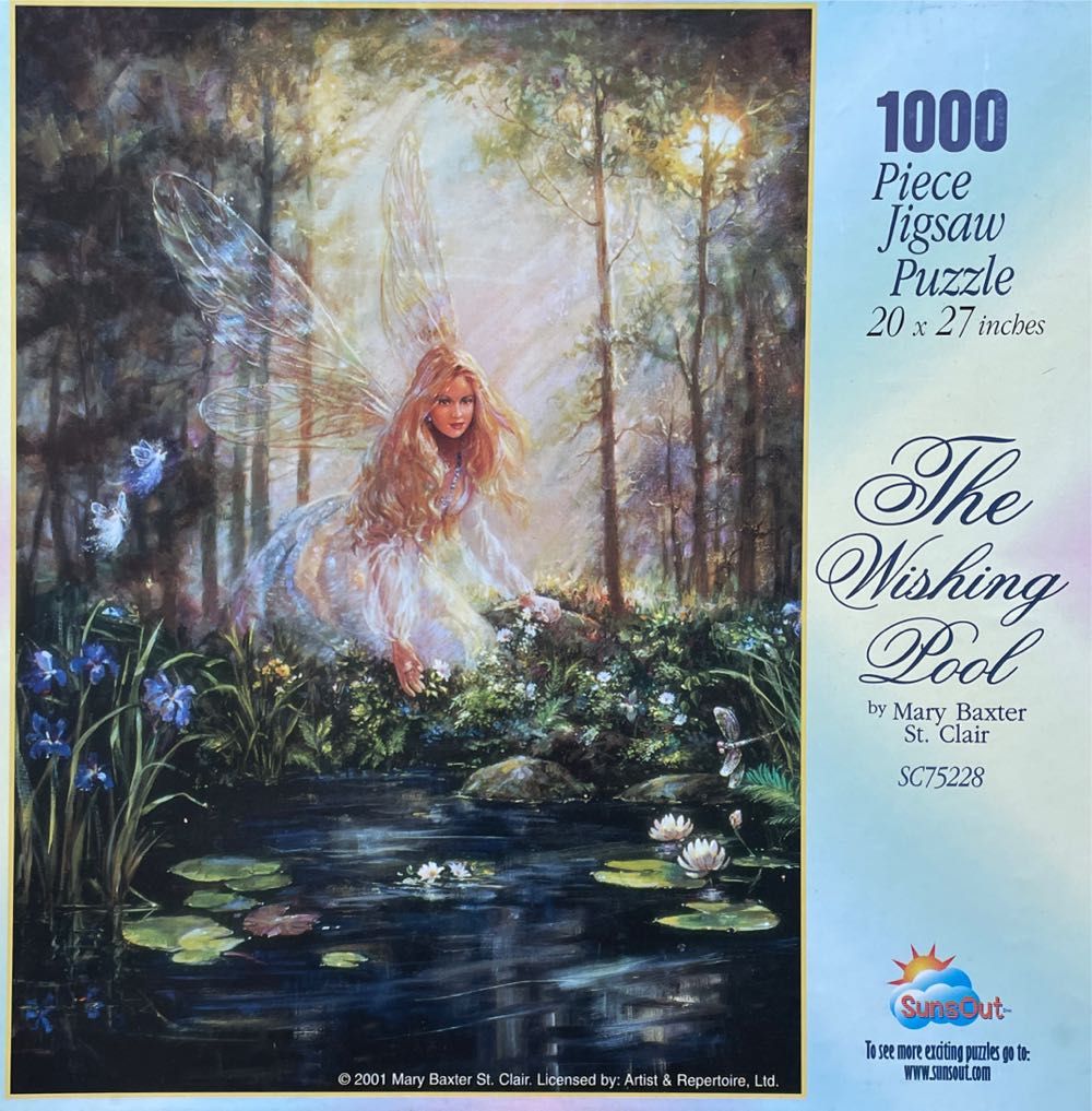 The Wishing Pool - SunsOut puzzle collectible [Barcode 796780752283] - Main Image 2