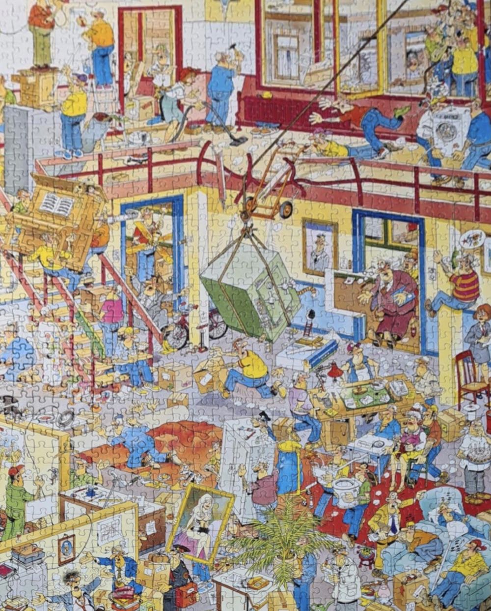Moving Day - Jan Van Haasteren puzzle collectible [Barcode 8710126816455] - Main Image 3