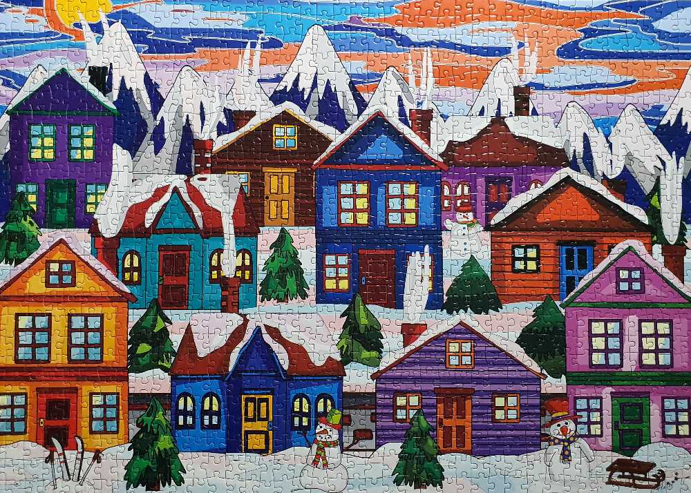 ~Snow Much Fun - JaCaRou puzzle collectible [Barcode 731093611100] - Main Image 2