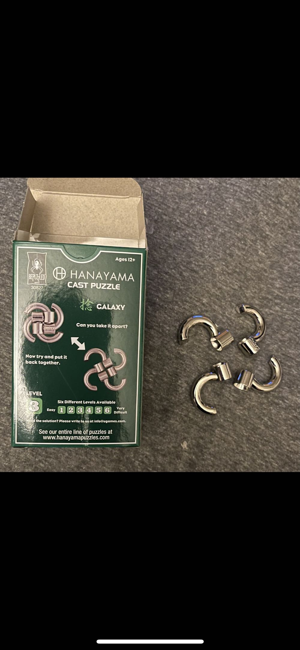 Hanayama GALAXY Lvl 3  puzzle collectible [Barcode 023332308279] - Main Image 3