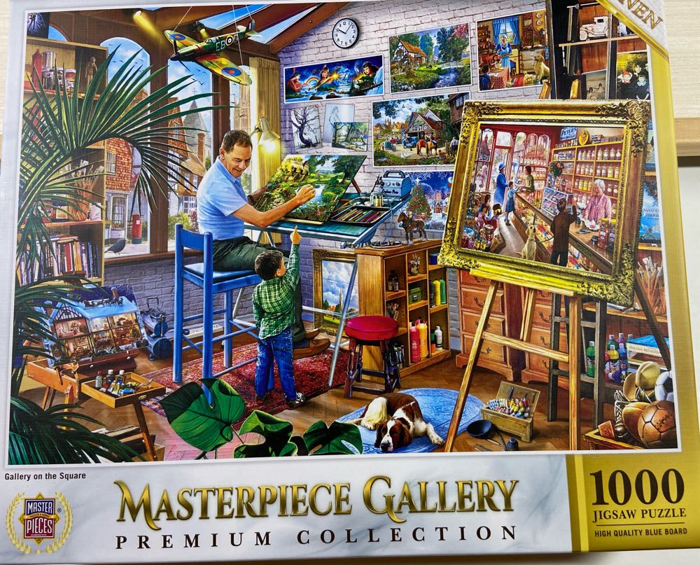 Gallery On The Square - MasterPieces puzzle collectible [Barcode 705988722325] - Main Image 2