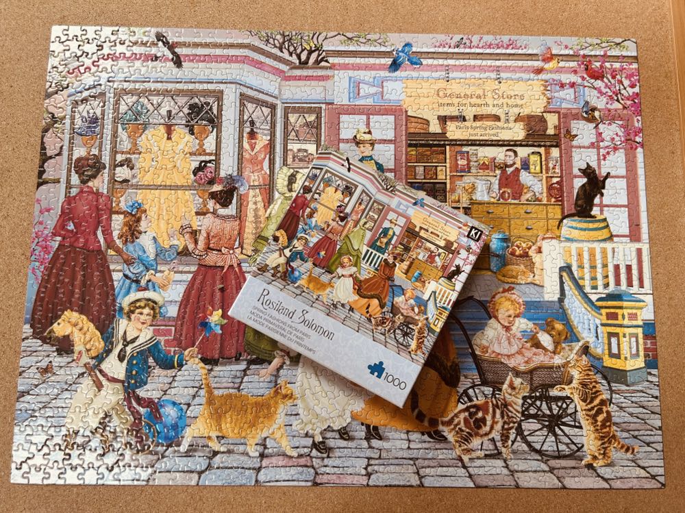 Spring Fashions From Paris - Karmin International puzzle collectible [Barcode 773392026803] - Main Image 2