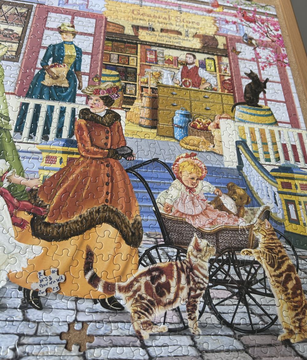 Spring Fashions From Paris - Karmin International puzzle collectible [Barcode 773392026803] - Main Image 3