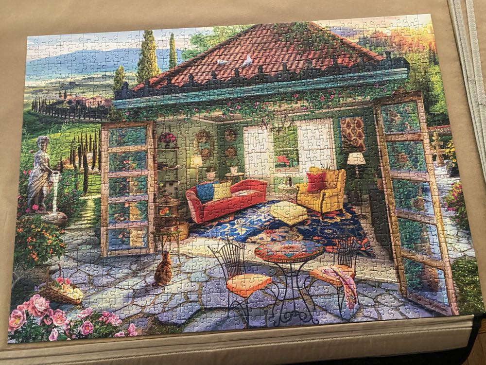 Tuscan Oasis - Ravensburger puzzle collectible [Barcode 4005556804825] - Main Image 2