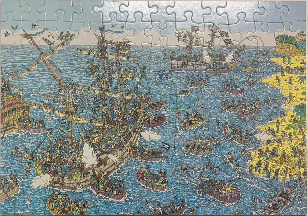 Where’s Waldo? Being A Pirate - Great American Puzzle Factory 🇺🇸 puzzle collectible [Barcode 010563006272] - Main Image 2