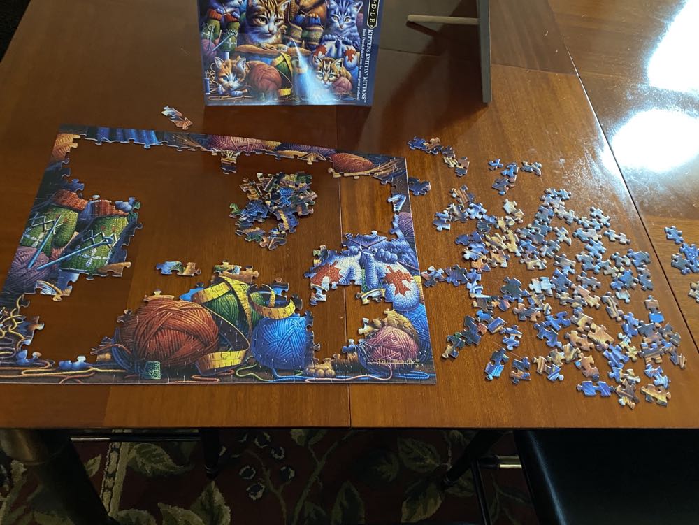 Kittens Knittin’ Mittens - Dowdle puzzle collectible - Main Image 2