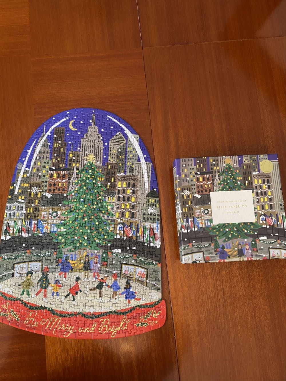 Holidays On Ice - Rifle Paper Company puzzle collectible - Main Image 2