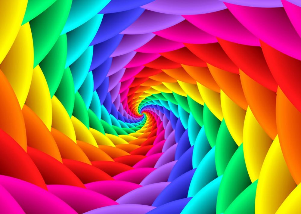 Rainbow Swirl Gradient - Enjoy Puzzle puzzle collectible [Barcode 5949194016389] - Main Image 2