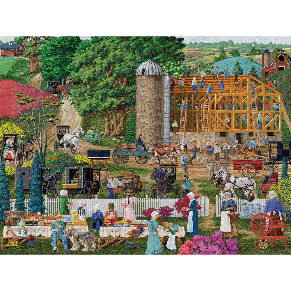 Friendly Neighbors - Bits & Pieces puzzle collectible [Barcode 192949030641] - Main Image 2